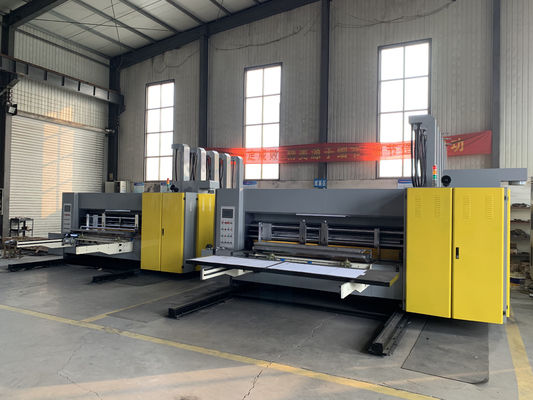 4 Color PLC Corrugated Flexo Printing Machine